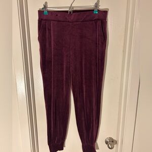 Cable & Gauge Burgundy Track Pants medium